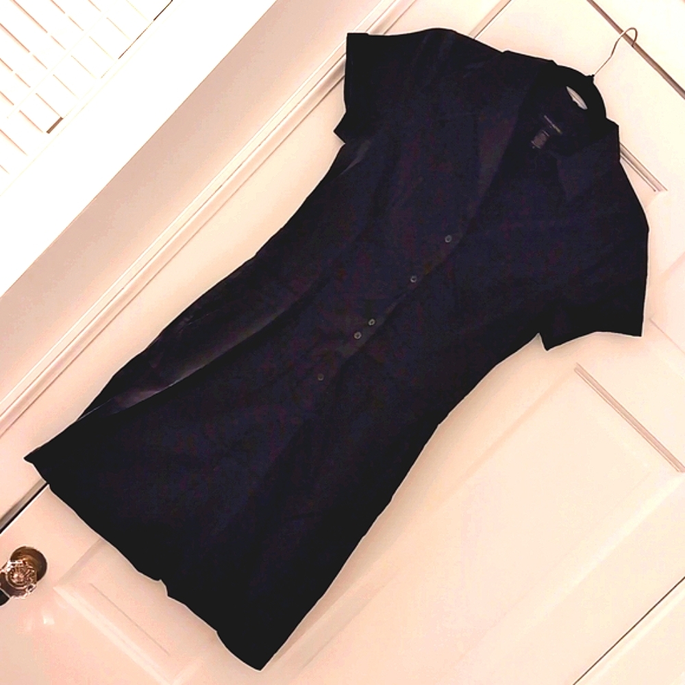 Banana Republic black shirt dress. Size 2